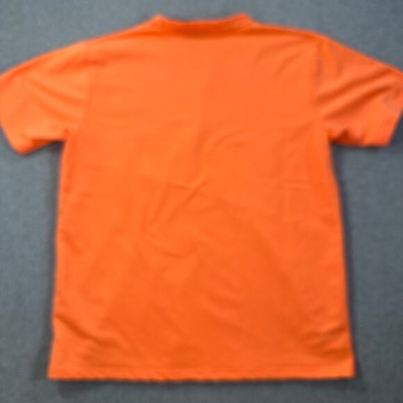 Polo Ralph Lauren Orange Crewneck Stitched Tee Shirt Men's 2XL Short Sleeve - Picture 8 of 8